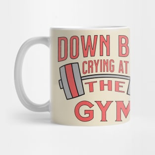 Down Bad Crying at The Gym Mug